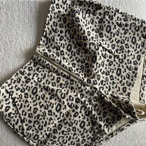 Altar’d State Cheetah Print High Waisted Shorts